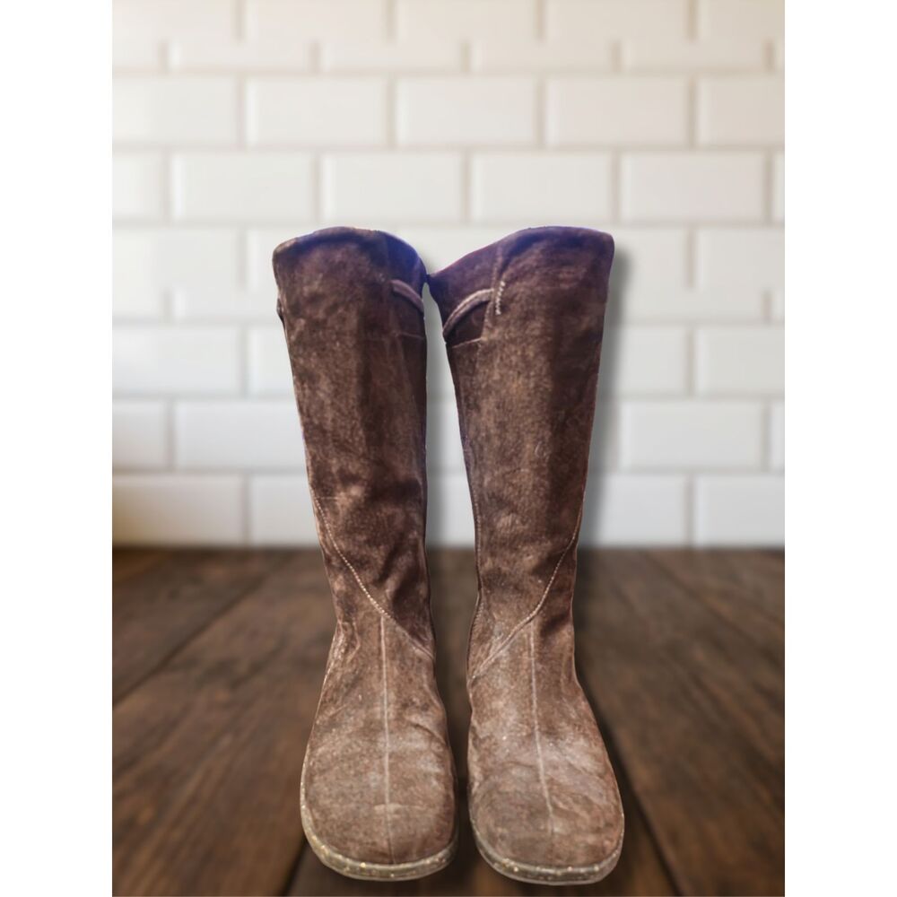 Teva "S/N 4026" Chocolate Suede Mid-Calf Boots